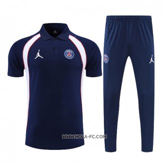 Conjunto Polo del Paris Saint-Germain Jordan 2022-2023 Azul Marino