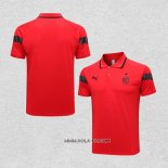 Camiseta Polo del AC Milan 2023-2024 Rojo