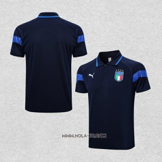 Camiseta Polo del Italia 2022-2023 Azul Marino