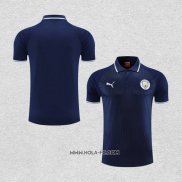 Camiseta Polo del Manchester City 2022-2023 Azul Marino