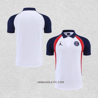 Camiseta Polo del Paris Saint-Germain Jordan 2022-2023 Blanco