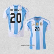 Camiseta Primera Argentina Jugador Mac Allister 2024