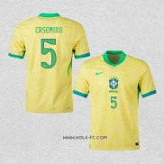 Camiseta Primera Brasil Jugador Casemiro 2024