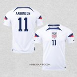 Camiseta Primera Estados Unidos Jugador Aaronson 2022