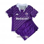 Camiseta Primera Fiorentina 2023-2024 Nino
