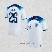 Camiseta Primera Inglaterra Jugador Saka 2022