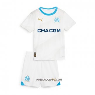 Camiseta Primera Olympique Marsella 2023-2024 Nino