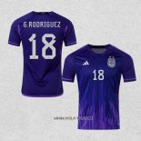 Camiseta Segunda Argentina Jugador G.Rodriguez 2022