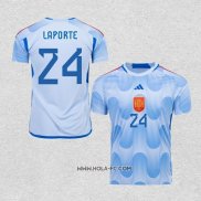 Camiseta Segunda Espana Jugador Laporte 2022