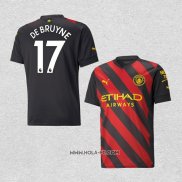 Camiseta Segunda Manchester City Jugador De Bruyne 2022-2023