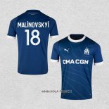 Camiseta Segunda Olympique Marsella Jugador Malinovskyi 2023-2024