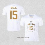 Camiseta Segunda Serbia Jugador Grujic 2022