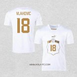 Camiseta Segunda Serbia Jugador Vlahovic 2022