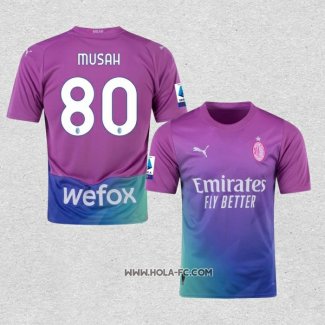 Camiseta Tercera AC Milan Jugador Musah 2023-2024