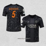 Camiseta Tercera Paris Saint-Germain Jugador Marquinhos 2023-2024