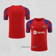 Camiseta de Entrenamiento Barcelona 2023-2024 Rojo