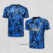 Camiseta de Entrenamiento Chelsea 2023-2024 Azul