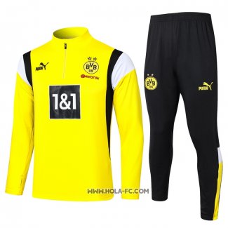 Chandal de Sudadera del Borussia Dortmund 2023-2024 Amarillo