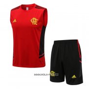 Chandal del Flamengo 2022-2023 Sin Mangas Rojo