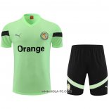 Chandal del Senegal 2023-2024 Manga Corta Verde - Pantalon Corto