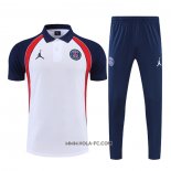 Conjunto Polo del Paris Saint-Germain Jordan 2022-2023 Blanco