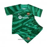 Camiseta Barcelona Portero 2023-2024 Nino Verde