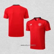 Camiseta Polo del Manchester United 2022-2023 Rojo