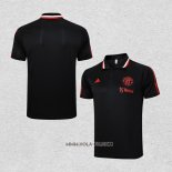 Camiseta Polo del Manchester United 2023-2024 Negro