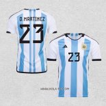 Camiseta Primera Argentina Jugador D.Martinez 2022