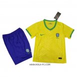 Camiseta Primera Brasil 2023 Nino