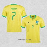 Camiseta Primera Brasil Jugador Paqueta 2022