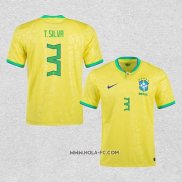 Camiseta Primera Brasil Jugador T.Silva 2022