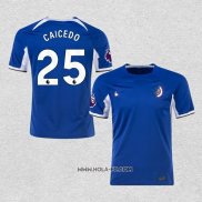 Camiseta Primera Chelsea Jugador Caicedo 2023-2024