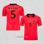 Camiseta Primera Corea del Sur Jugador Jung Woo Young 2022