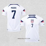 Camiseta Primera Estados Unidos Jugador Moore 2022