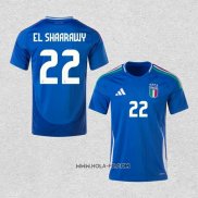 Camiseta Primera Italia Jugador El Shaarawy 2024-2025