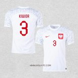 Camiseta Primera Polonia Jugador Kiwior 2022