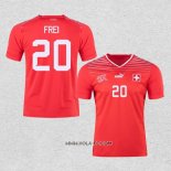 Camiseta Primera Suiza Jugador Frei 2022