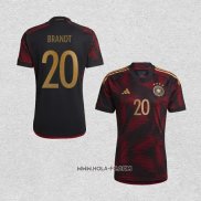 Camiseta Segunda Alemania Jugador Brandt 2022