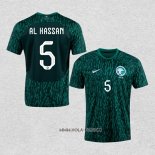Camiseta Segunda Arabia Saudita Jugador Al-Hassan 2022