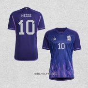 Camiseta Segunda Argentina Jugador Messi 2022