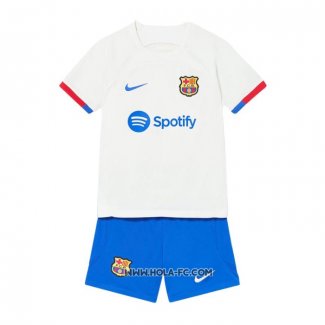 Camiseta Segunda Barcelona 2023-2024 Nino