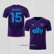 Camiseta Segunda Charlotte FC Jugador Bender 2023-2024