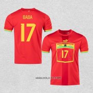 Camiseta Segunda Ghana Jugador Baba 2022
