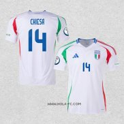 Camiseta Segunda Italia Jugador Chiesa 2024-2025