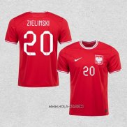 Camiseta Segunda Polonia Jugador Zielinski 2022
