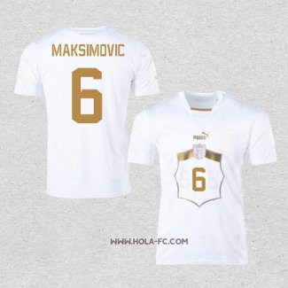 Camiseta Segunda Serbia Jugador Maksimovic 2022