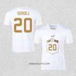 Camiseta Segunda Serbia Jugador Sergej 2022