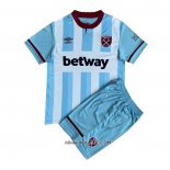 Camiseta Segunda West Ham 2021-2022 Nino