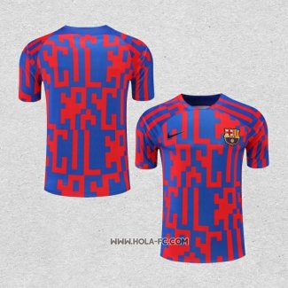 Camiseta de Entrenamiento Barcelona 2022-2023 Rojo y Azul